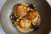 Chefs Share - 7-22 - Pez Loco - Seared Scallops With Esquites 2, Photo Credit Dianne-Rubin-Anderson.jpg