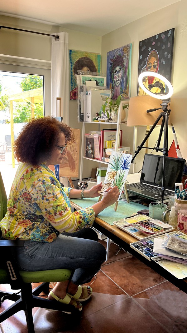 Rosa H. in her studio.jpg